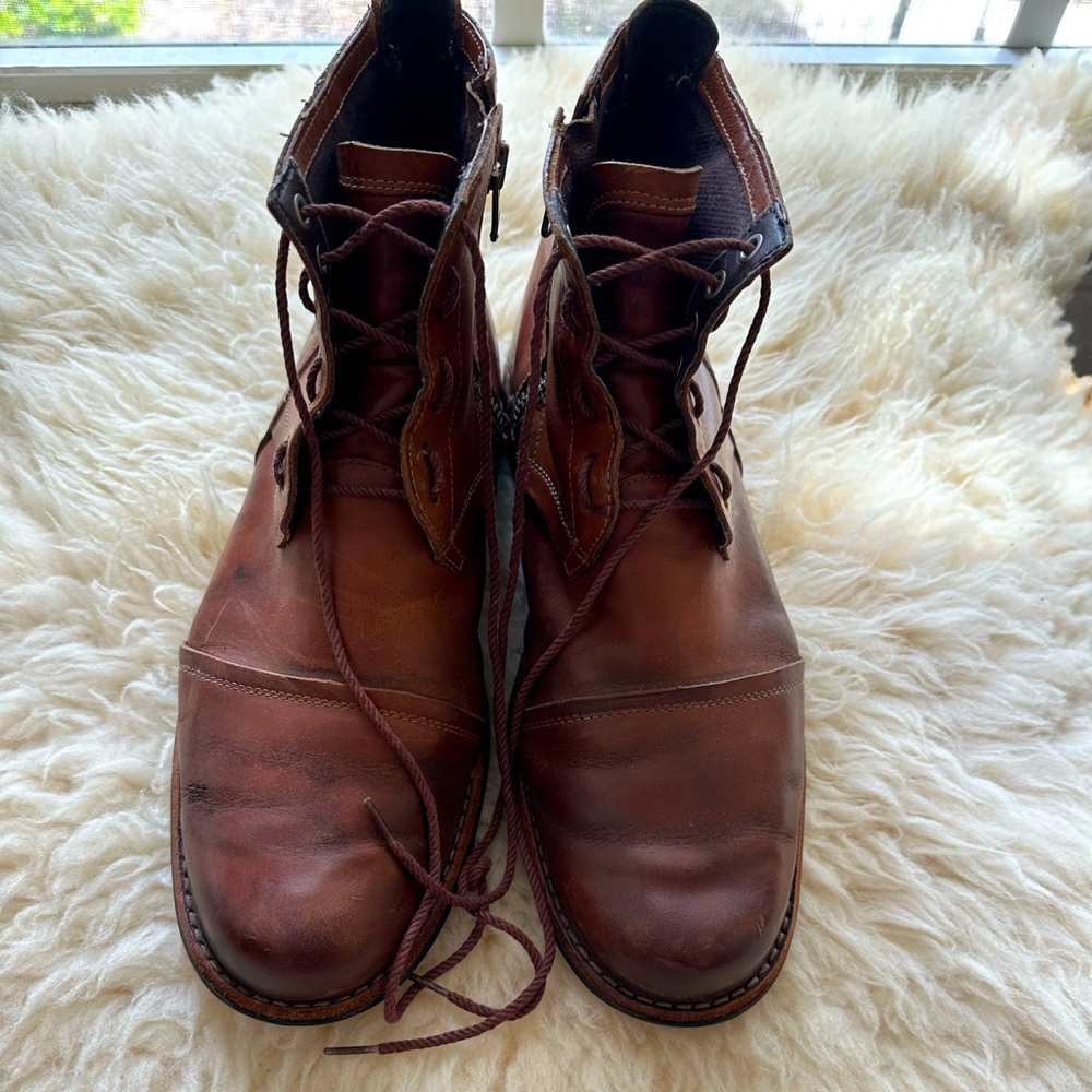 Timberland Mens Earthkeepers Pieced Tan Leather Boot